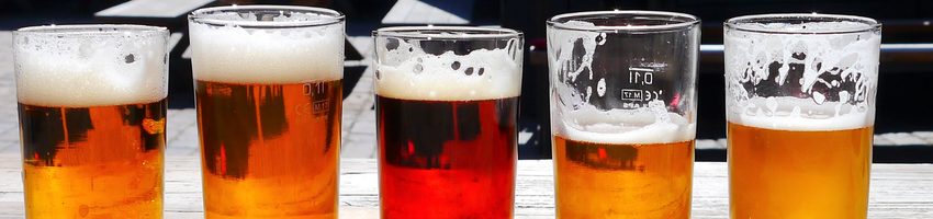 Alkoholische Getränke Banner