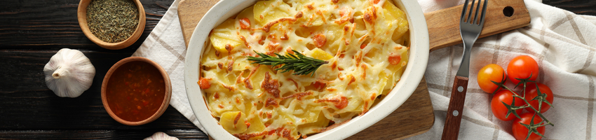 Überbackene Gerichte Banner