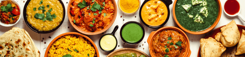 Vegetarische Gerichte Banner